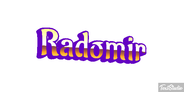Radomir Efekt tekstowy