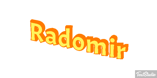 Radomir Efekt tekstowy