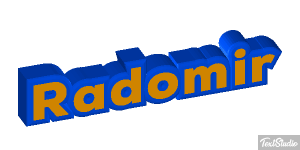Radomir Efekt tekstowy