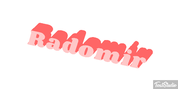 Radomir Efekt tekstowy
