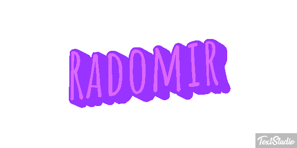 Radomir Efekt tekstowy