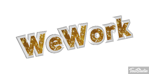 WeWork Efeito do texto