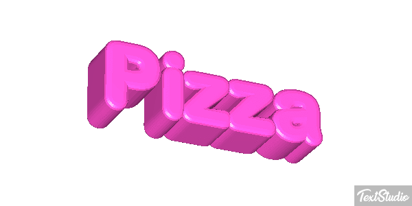 Pizza Text effect