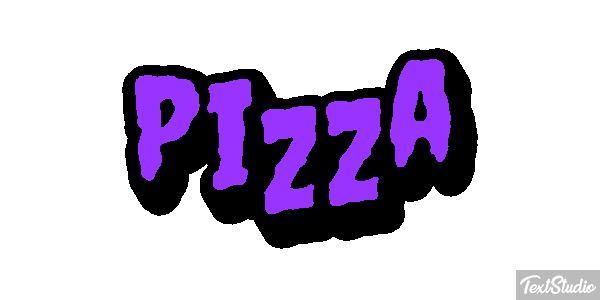 Pizza Text effect