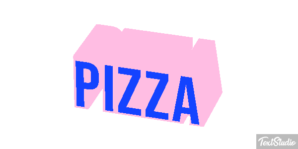 Pizza Text effect