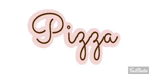 Pizza Text effect