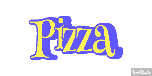 Pizza Text effect