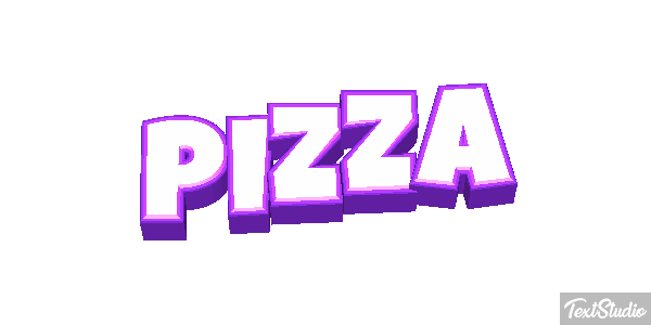 Pizza Text effect