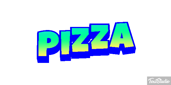 Pizza Text effect
