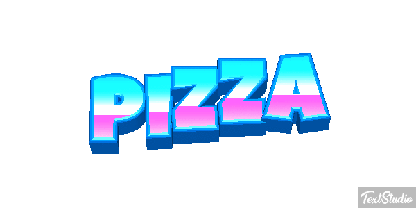 Pizza Text effect