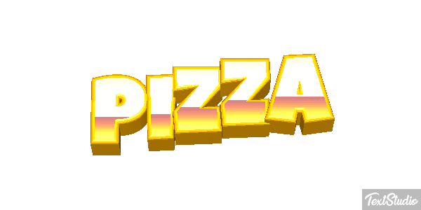 Pizza Text effect
