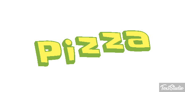 Pizza Text effect