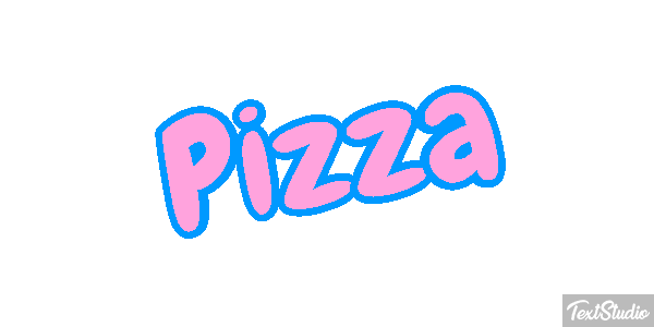 Pizza Text effect