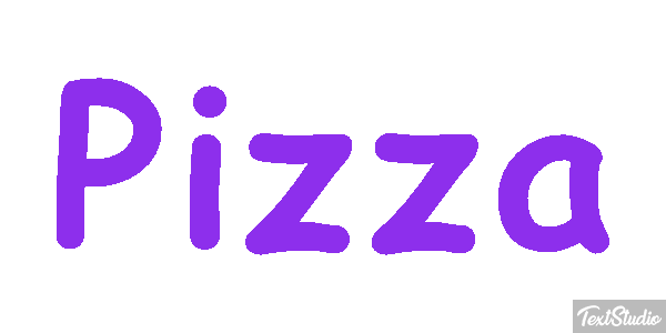 Pizza Text effect