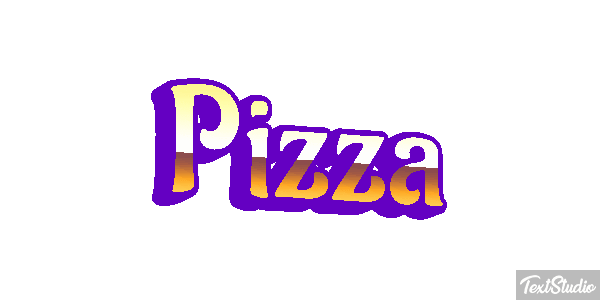 Pizza Text effect