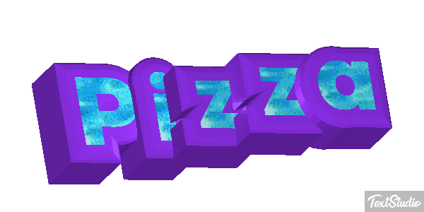 Pizza Text effect