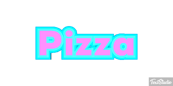 Pizza Text effect