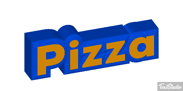 Pizza Text effect