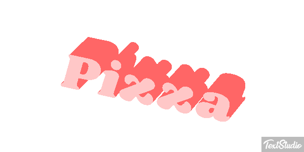 Pizza Text effect