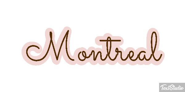 Montreal Efecto de texto