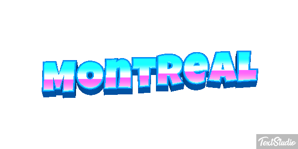 Montreal Efecto de texto