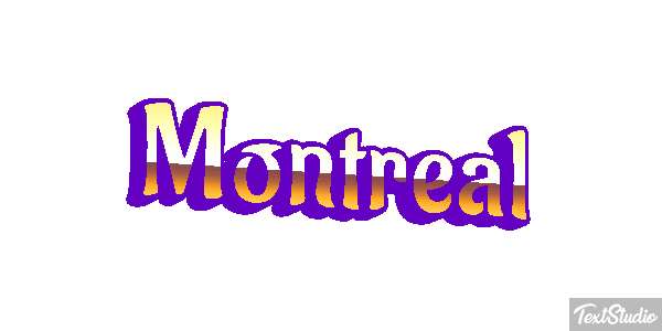 Montreal Efecto de texto
