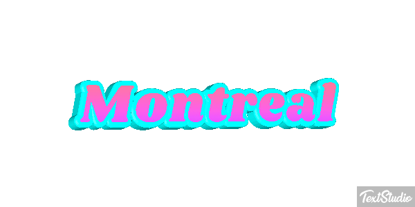 Montreal Efecto de texto