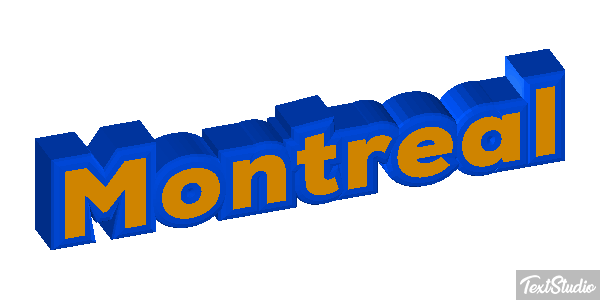 Montreal Efecto de texto