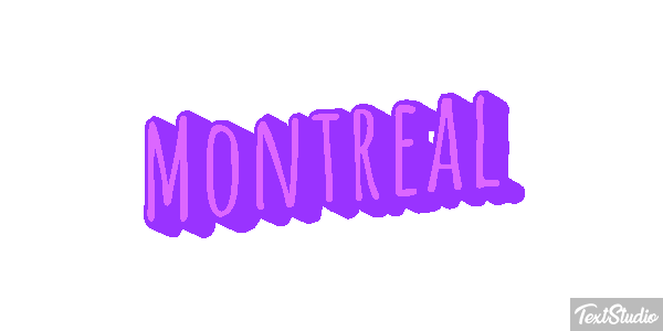 Montreal Efecto de texto