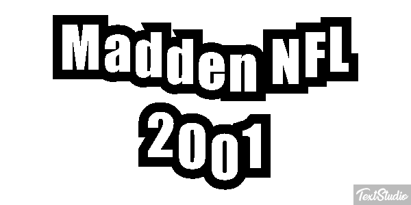 Madden NFL 2001 Текстовый эффект