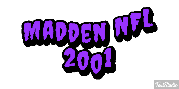 Madden NFL 2001 Текстовый эффект