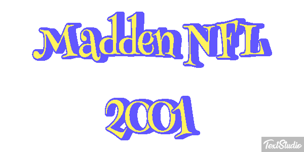 Madden NFL 2001 Текстовый эффект