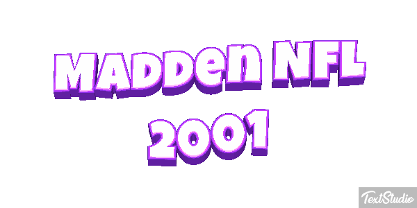 Madden NFL 2001 Текстовый эффект