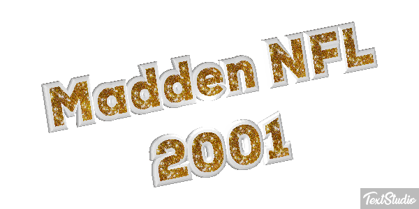 Madden NFL 2001 Текстовый эффект
