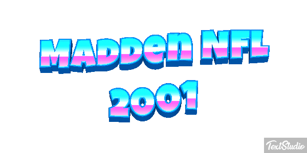 Madden NFL 2001 Текстовый эффект
