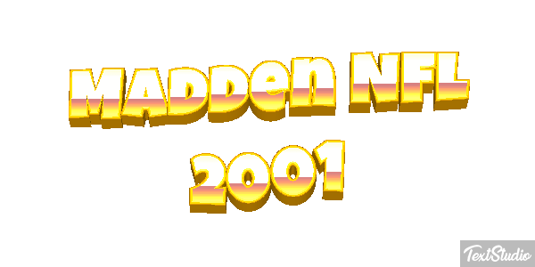 Madden NFL 2001 Текстовый эффект