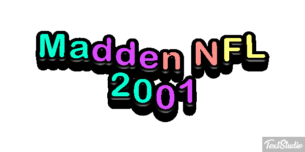 Madden NFL 2001 Текстовый эффект