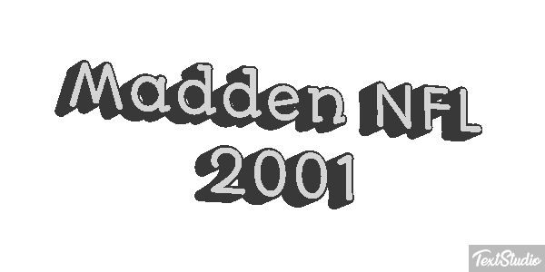 Madden NFL 2001 Текстовый эффект