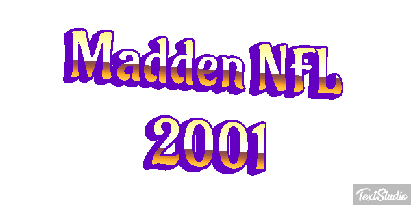 Madden NFL 2001 Текстовый эффект