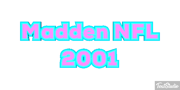 Madden NFL 2001 Текстовый эффект