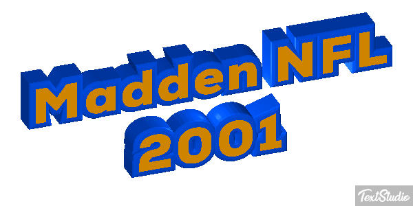 Madden NFL 2001 Текстовый эффект