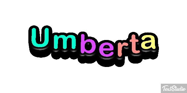 Umberta Tekst effect