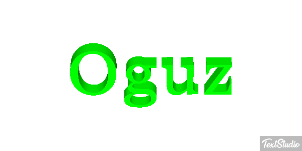 Oğuz Efecto de texto