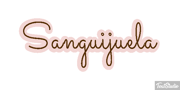 Sanguijuela Efecto de texto