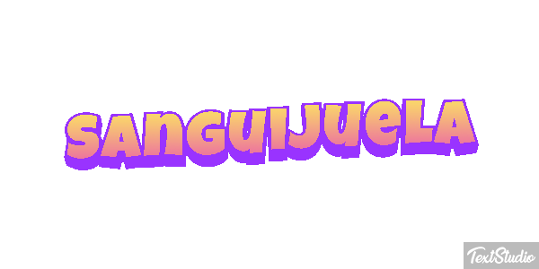 Sanguijuela Efecto de texto