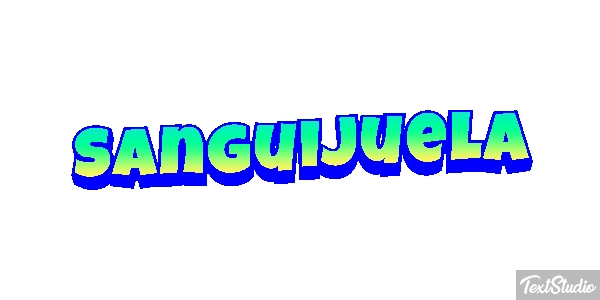 Sanguijuela Efecto de texto