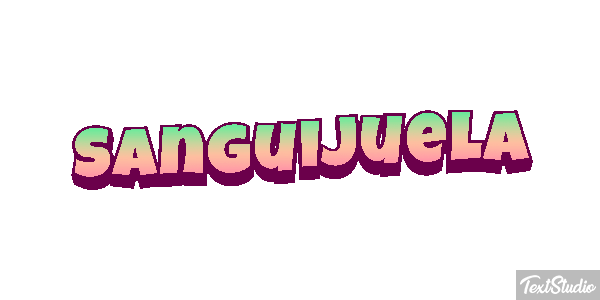 Sanguijuela Efecto de texto