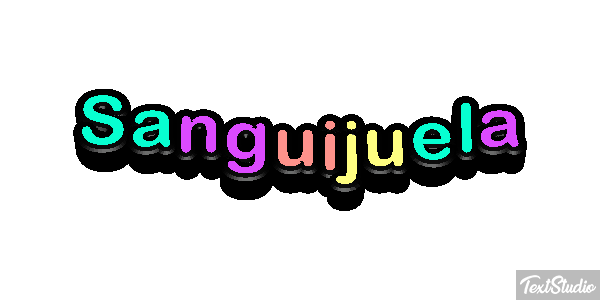 Sanguijuela Efecto de texto