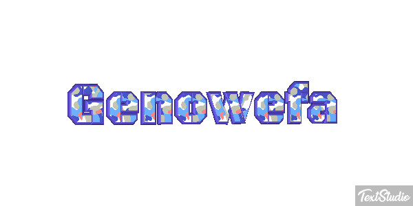 Genowefa Efecto de texto