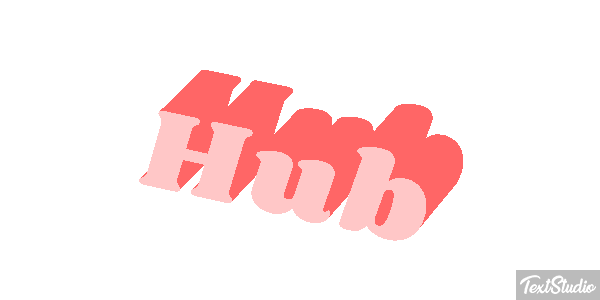 Hub Text effect